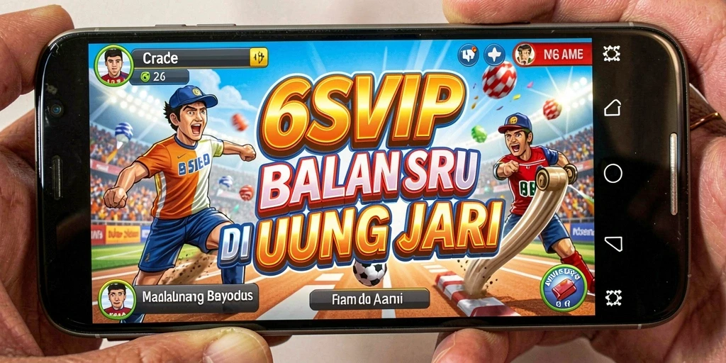 Tampilan gameplay seru di 6SVIP dengan mobil balap menakjubkan.