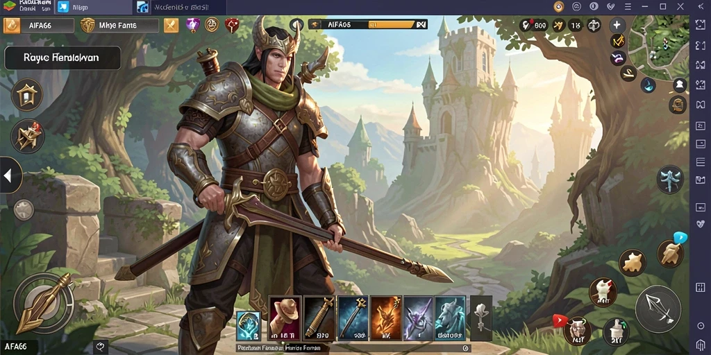 Tampilan gameplay RPG AIFA66 yang mendebarkan dan penuh aksi.