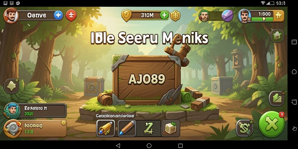 Screenshot AJO89 menampilkan proses gameplay Idle yang menarik.