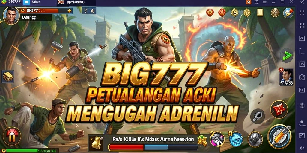 Screenshot menampilkan aksi mendebarkan dari BIG777 saat menghadapi musuh.