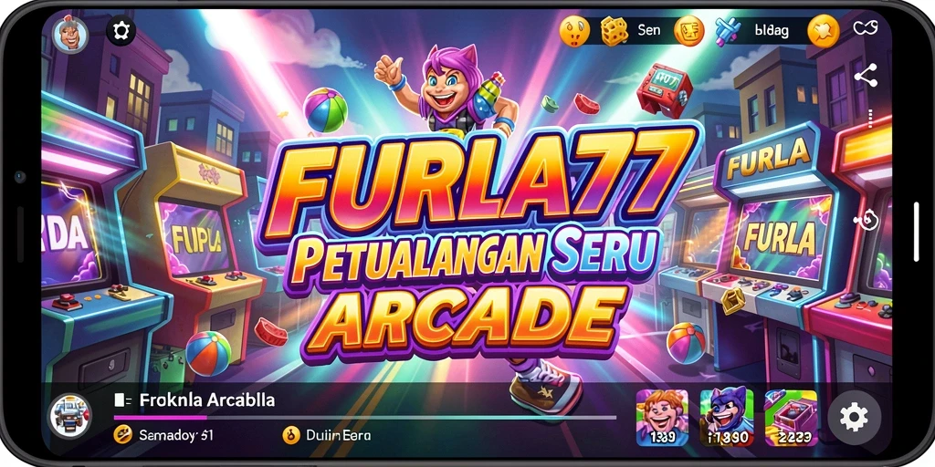 Screenshot utama FURLA77 menampilkan gameplay seru dengan grafis yang memukau.