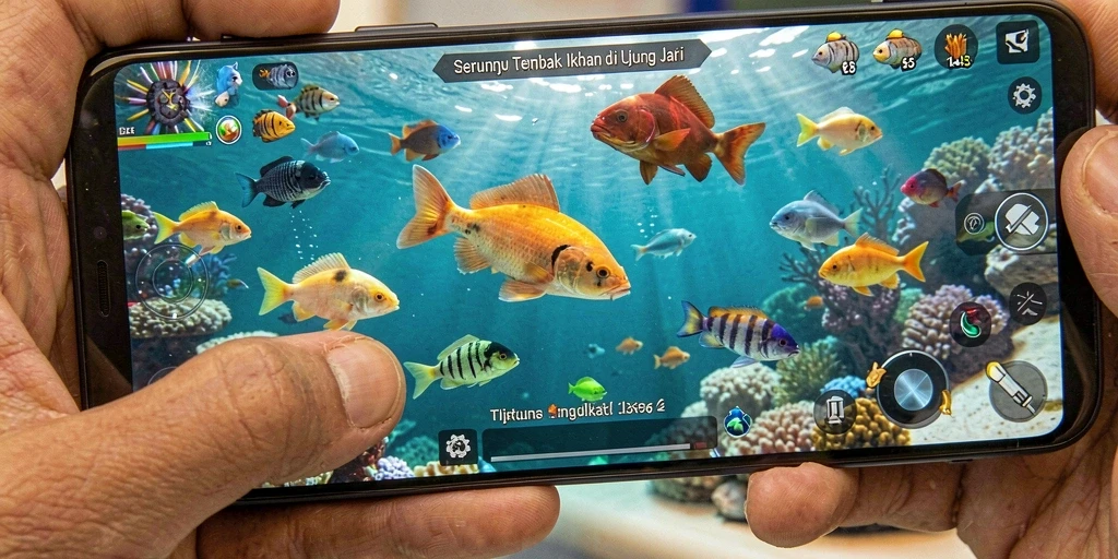 Screenshot gameplay seru Tembak Ikan IDX66.