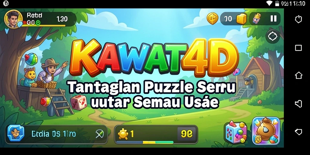 Tampilan gameplay <strong>KAWAT4D</strong> yang menantang dan menarik.
