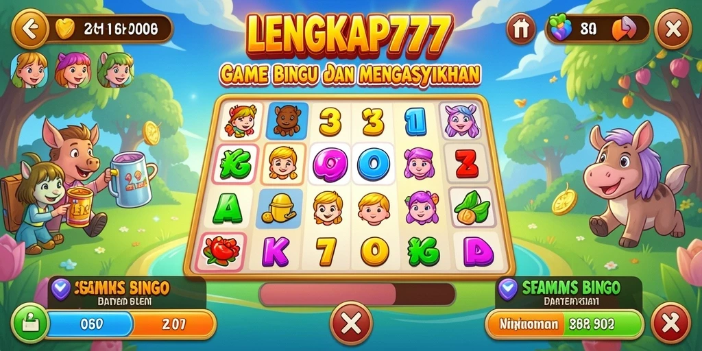 Tampilan gameplay seru LENGKAP777 yang memikat dan menegangkan.