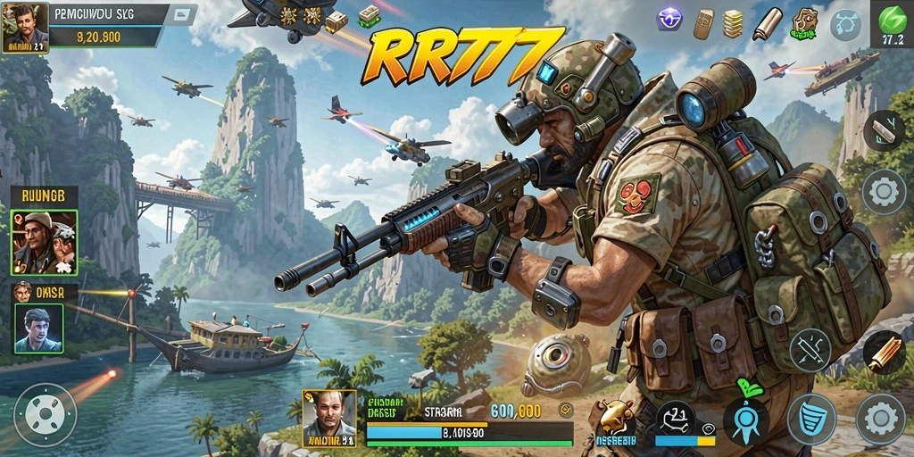Tampilan gameplay menakjubkan dalam game SLG dengan aksi strategis.