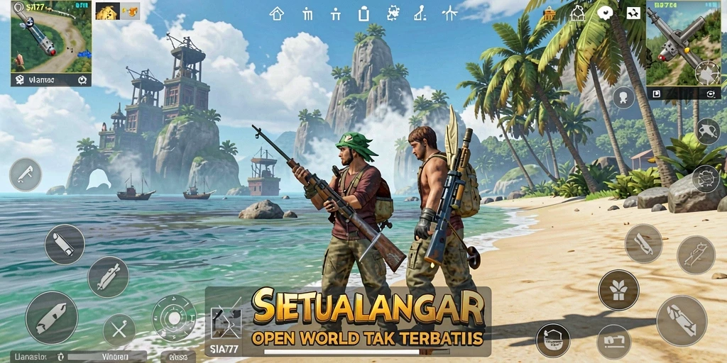 Gameplay SIA777 menampilkan dunia Open World yang luas dan imersif.