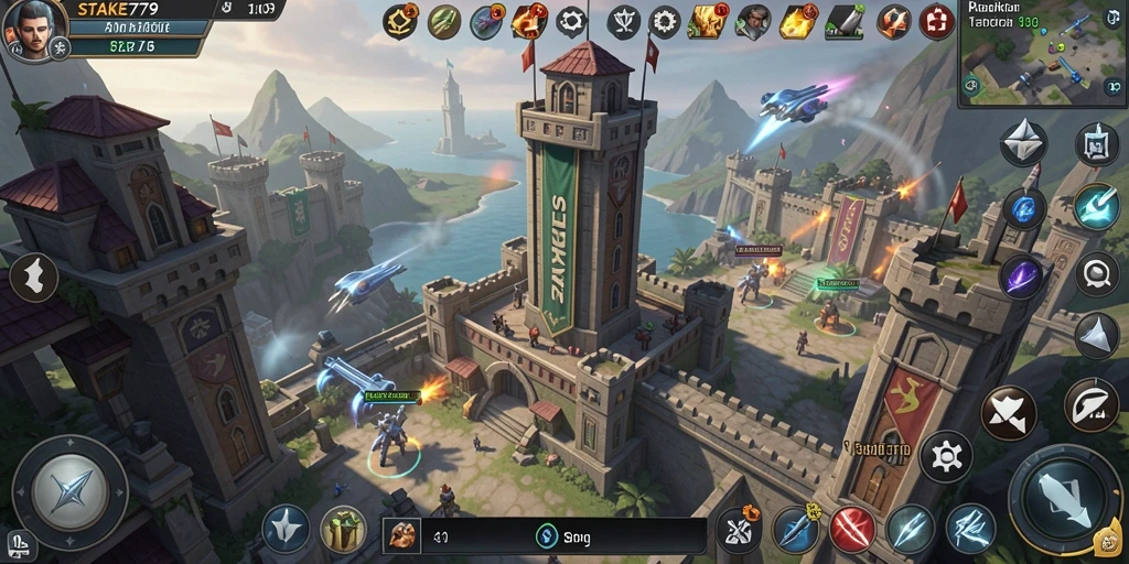 Tampilan menarik dari gameplay Tower Defense yang adiktif.